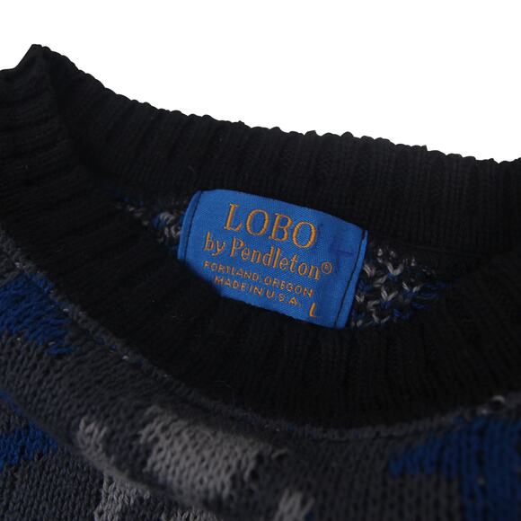 Vintage Lobo by Pendleton Allover Aztec Sweater - Picture 4 of 8